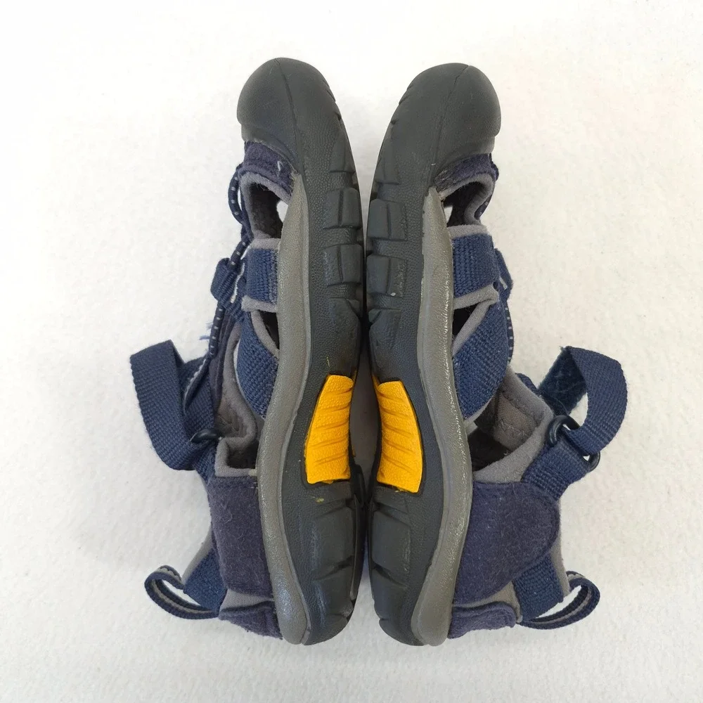 Keen Newport H2 Kids Navy Blue Sport Sandals Hook and Loop 1022839 Size 11